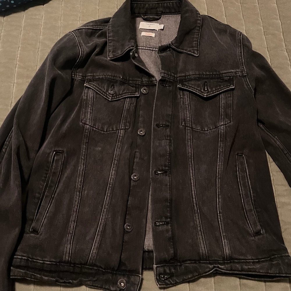 Topman grey denim jacket S